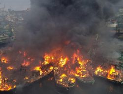 Polisi Selidiki Kebakaran 24 Kapal di Pelabuhan Tegal