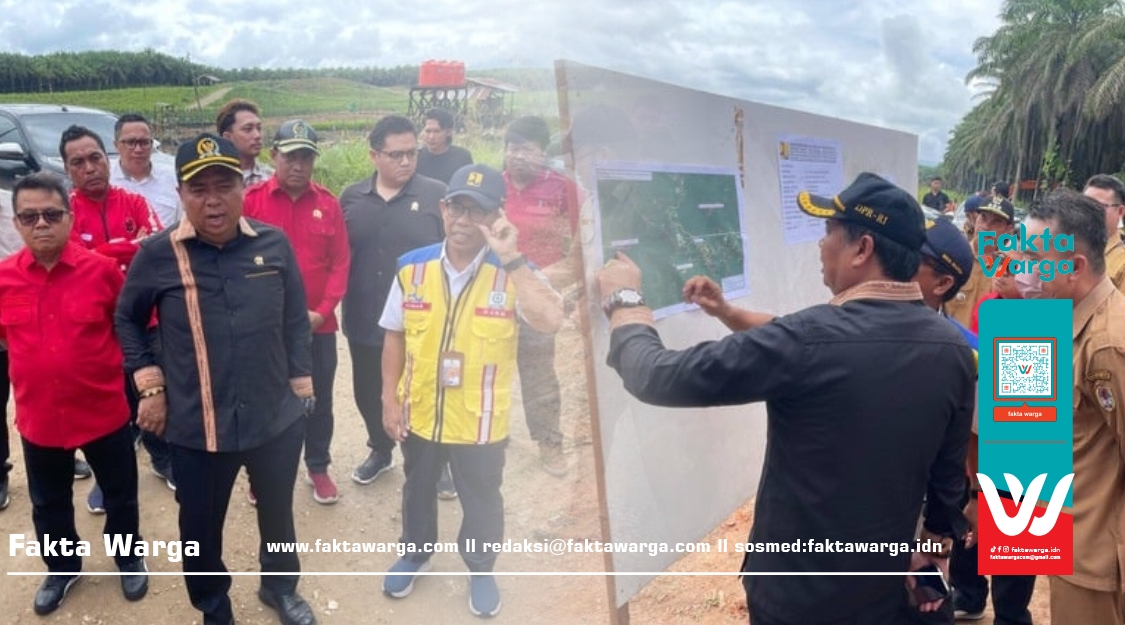 Ketua Komisi V DPR RI Lasarus Tinjau Proyek Jalan di Kabupaten Melawi