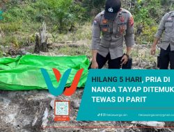 Hilang 5 Hari, Pria di Nanga Tayap Ditemukan Tewas di Parit