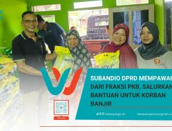 Subandio DPRD Mempawah dari Fraksi PKB, Salurkan Bantuan untuk Korban Banjir