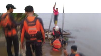 Basarnas dan Tim Gabungan Terus Cari Bocah 9 Tahun yang Tenggelam di Sungai Kapuas