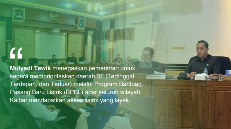 Pimpinan Komisi IV DPRD Kalbar, Mulyadi Tawik, Soroti Distribusi Elpiji dan BBM dalam Rapat Kerja dengan Pertamina dan PLN