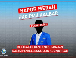 PC PMII Ketapang Layangkan Rapor Merah untuk PKC PMII Kalbar