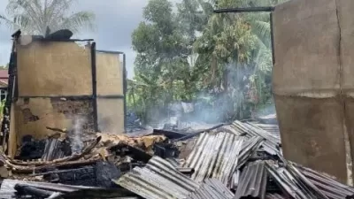 Kebakaran Akibat Korsleting Listrik Hanguskan Rumah Warga di Kubu Raya