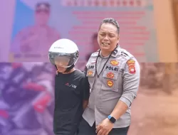 Polsek Pontianak Selatan dengan Sigap Amankan Remaja Curi Helm