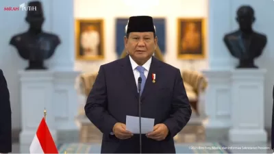 Prabowo Menyampaikan Apresiasi Kepada Pimpinan DPR RI