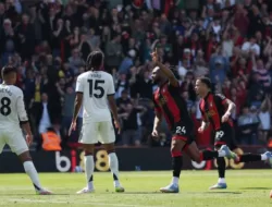 Bournemouth vs Man Utd: Setan Merah Selamat dari Kekalahan