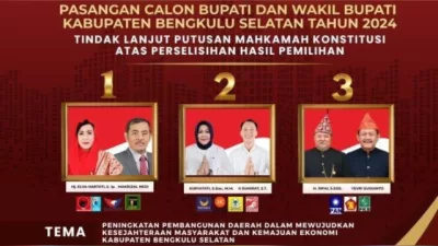 Berikut Link Hasil Real Count PSU Pilkada Bengkulu Selatan 2025