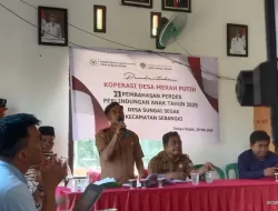 Kopdes Merah Putih Sungai Segak Resmi Terbentuk, Siap Dongkrak Ekonomi Desa