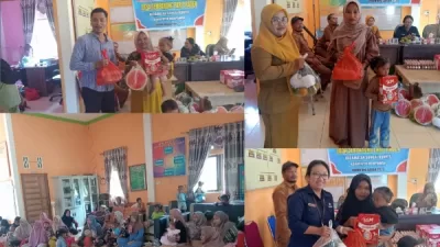 kegiatan Pemberian Makanan Tambahan (PMT) pada Selasa, 15 Juli 2025.