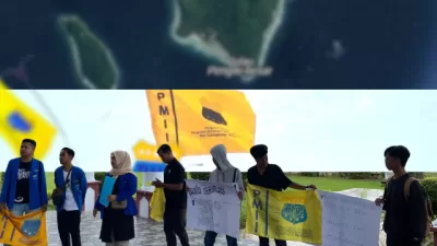 PMII Mempawah Sampaikan 7 Tuntutan Terkait Alih Wilayah Pulau Pengekek ke Riau