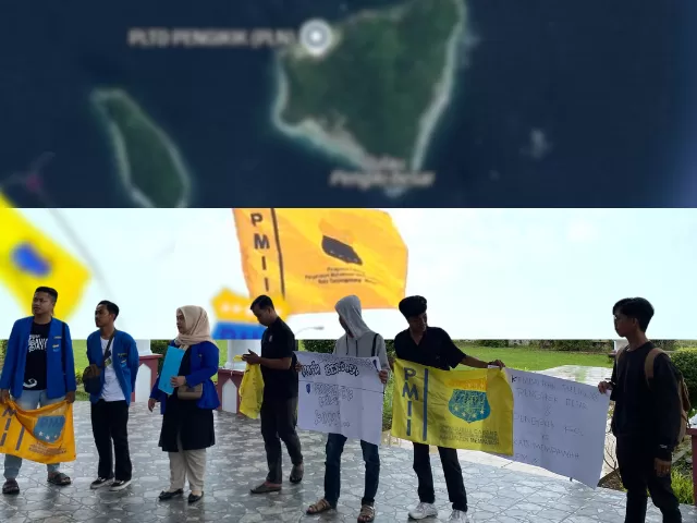 PMII Mempawah Sampaikan 7 Tuntutan Terkait Alih Wilayah Pulau Pengekek ke Riau