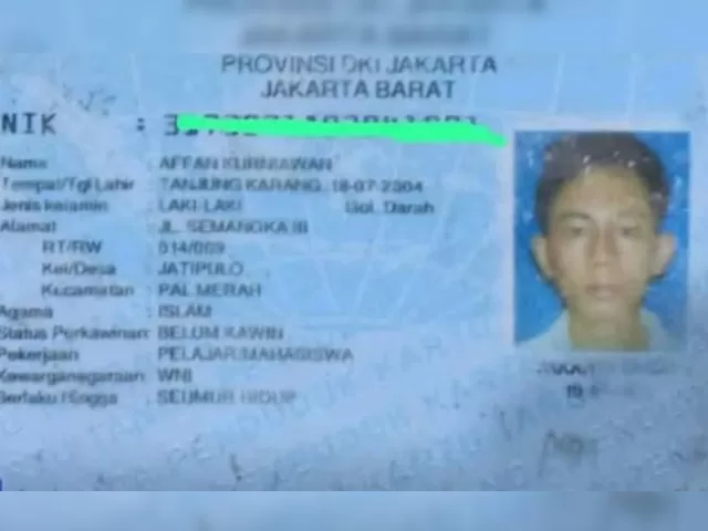Affan Kurniawan tewas terlindas rantis Brimob