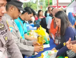 Polres Sanggau dan Bulog Gelar Pangan Murah