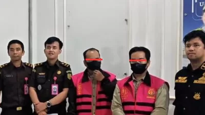 Dua kepala desa di Bengkayang yang sudah ditetapkan tersangka Kejari.