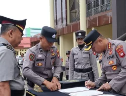 Polresta Pontianak Gelar Sertijab Sejumlah PJU dan Kapolsek
