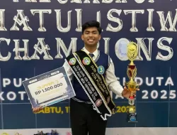Angkat Isu NAPZA, Dimas Saputra Juara Duta Genre Pontianak 2025