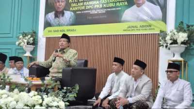 DPC PKB Kubu Raya Resmikan Kantor, KH Said Aqil Siradj Beri Tausiyah Kebangsaan
